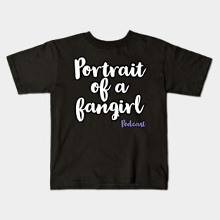 Portrait of a Fangirl Kids T-Shirt